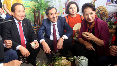 Phút thư thái của Chủ tịch QH tại Hội báo toàn quốc