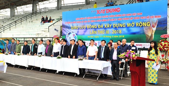 Giao lưu bóng đá Xây dựng mở rộng lần thứ III - 2018