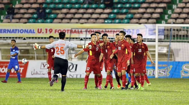 U19 Việt Nam vùi dập đội bóng Thái Lan ở giải U19 quốc tế