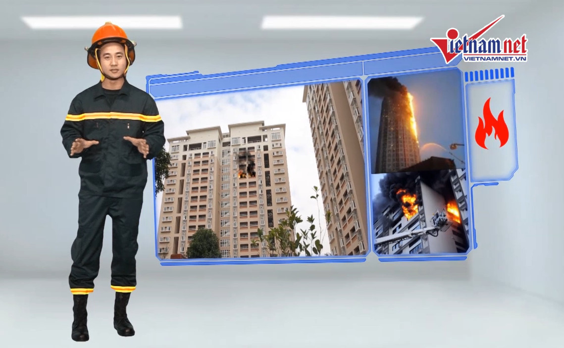 Cháy chung cư: Làm gì để thoát hiểm?