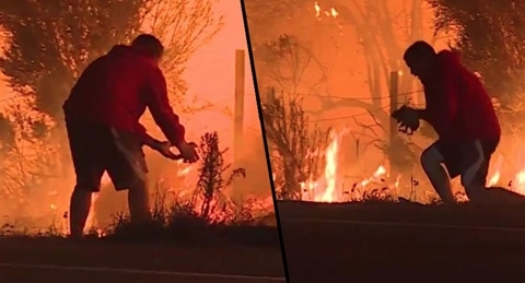 Trong vụ hỏa hoạn, ta lại thấy những vị anh hùng như này