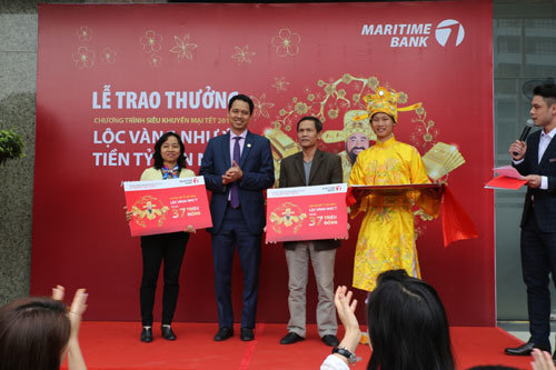 Lộ diện khách hàng trúng thưởng 1 tỷ đồng từ Maritime Bank