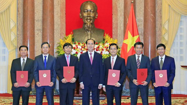 Chủ tịch nước trao Quyết định bổ nhiệm 6 đại sứ