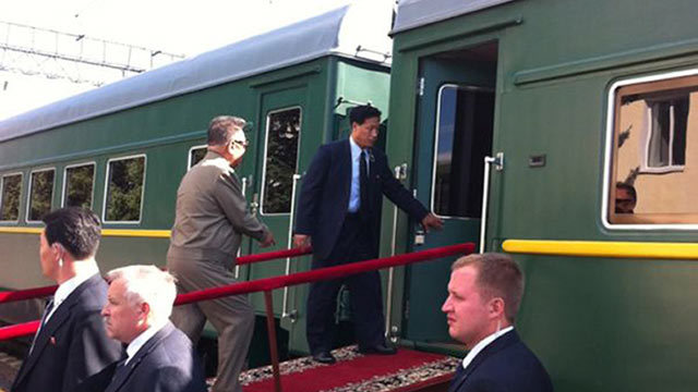 đoàn tàu chở lãnh đạo Triều Tiên