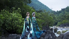 Người đẹp diện áo dài khoe dáng tại Quảng Bình Người đẹp diện áo dài khoe dáng tại Quảng Bình