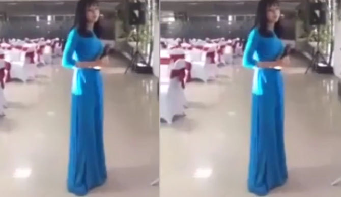 Cô gái xinh đẹp có giọng hát khiến mọi người... câm nín