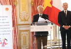 Tổng bí thư dự kỷ niệm 45 năm thiết lập quan hệ ngoại giao Việt-Pháp