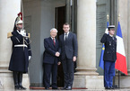 Hình ảnh Tổng thống Pháp đón, hội đàm với Tổng bí thư