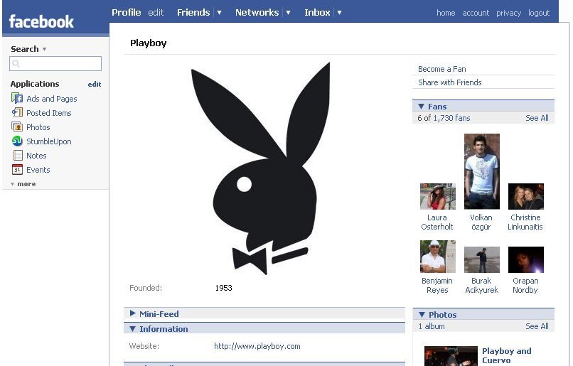 Playboy xóa tài khoản Facebook vì nguy cơ rò rỉ dữ liệu người dùng