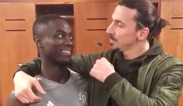 Ibrahimovic chào tạm biệt đồng đội MU, Bailly suýt ăn no đòn