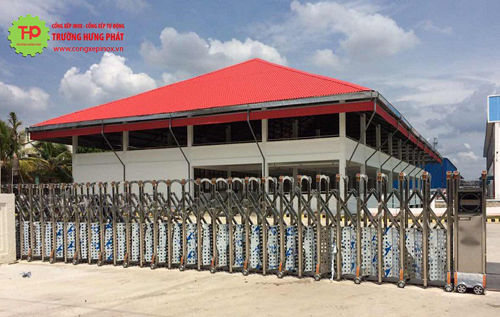 Điểm vượt trội trong sản phẩm cửa cổng xếp Trường Hưng Phát