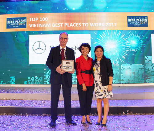 Mercedes-Benz - top 10 nơi làm việc tốt nhất Việt Nam