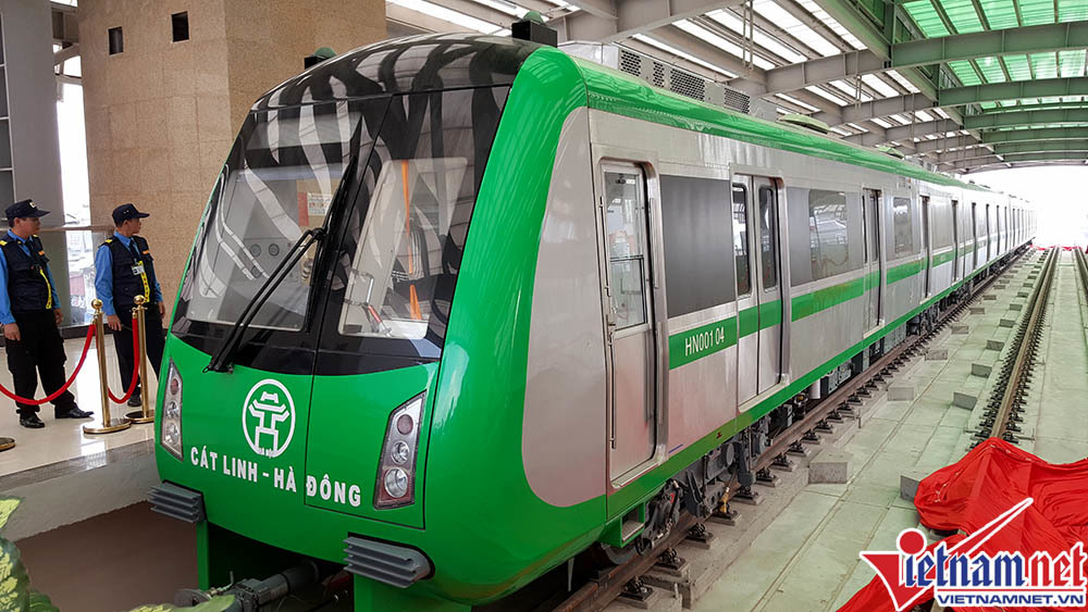 2/9 chạy thử đường sắt trên cao Cát Linh - Hà Đông