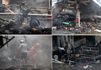 Chợ Thanh Liệt trơ trụi đống tro tàn sau cháy lớn