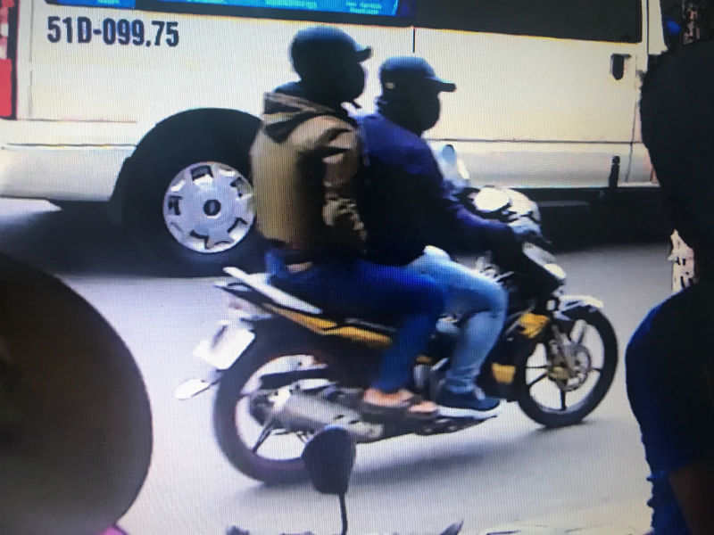 Nhóm cướp 3 đối tượng đã bị Công an Q.Tân Phú bắt giữ.