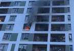 Cháy chung cư ParcSpring ở Sài Gòn, dân nháo nhào bỏ chạy