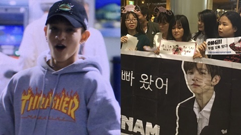 'Hoàng tử lai' Kim Samuel bất ngờ trước sự chào đón nồng nhiệt của fan Việt