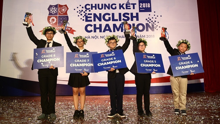 Tìm ra 5 thí sinh khả năng tiếng Anh xuất sắc trên toàn quốc