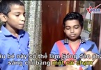 Cậu bé Ấn Độ dùng tay thắp sáng bóng đèn LED