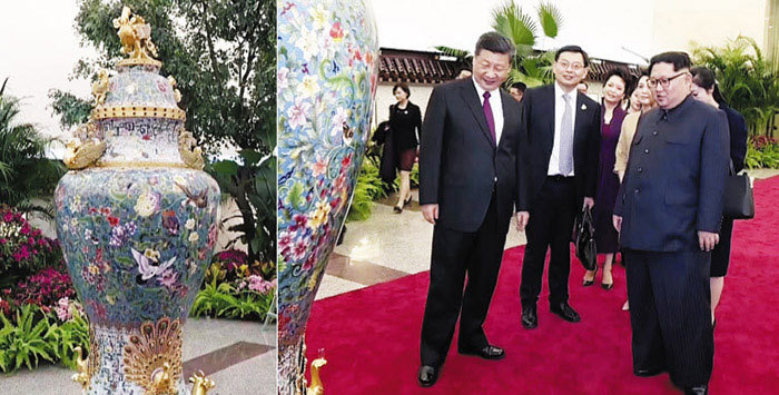Trung Quốc tặng vợ chồng Kim Jong Un nhiều quà quý