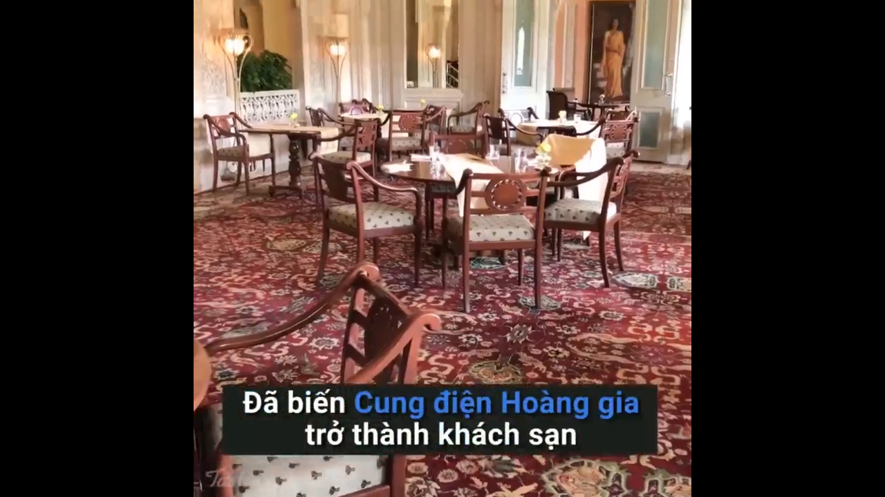 Khách sạn đế vương cho du khách trải nghiệm cuộc sống như một vị vua