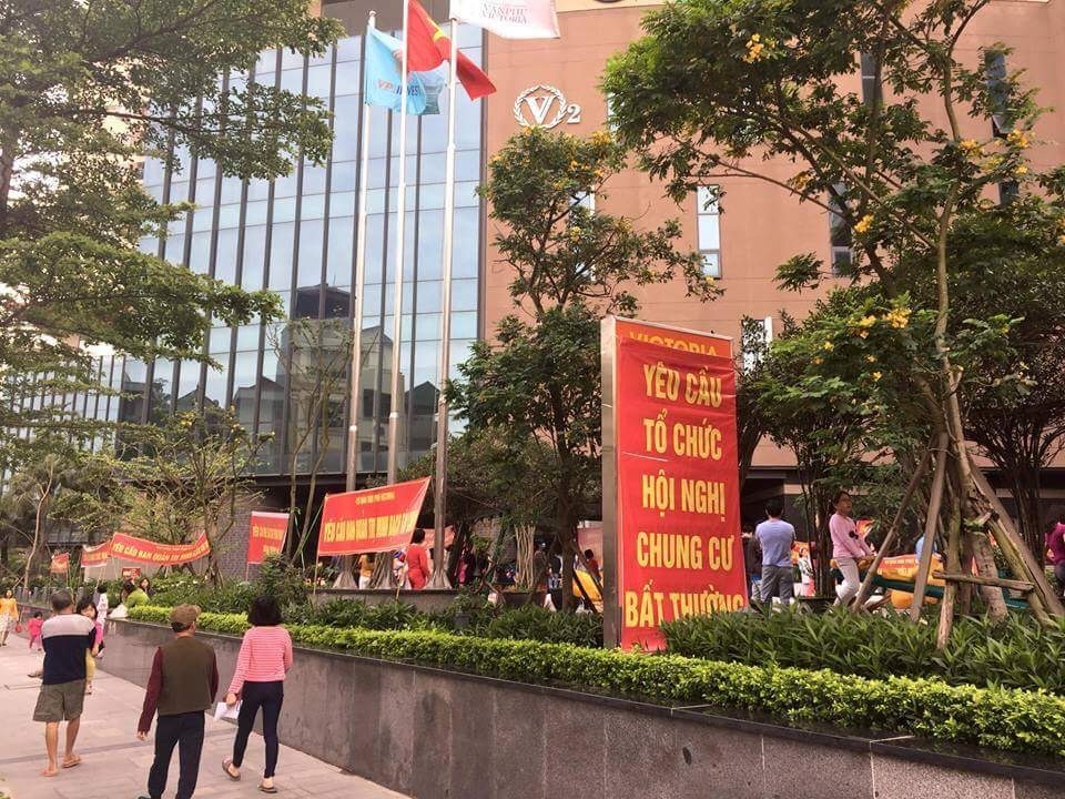 tranh chấp chung cư,Văn Phú Victoria