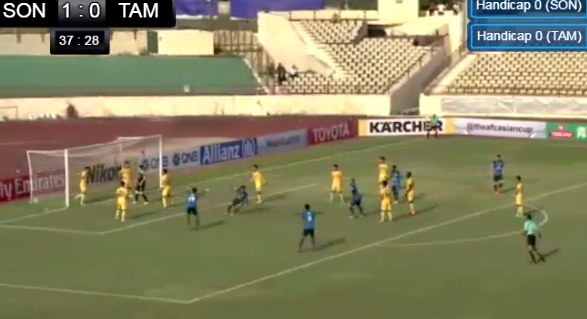 SLNA 1-1 Tampines: Irfan Najeeb gỡ hòa