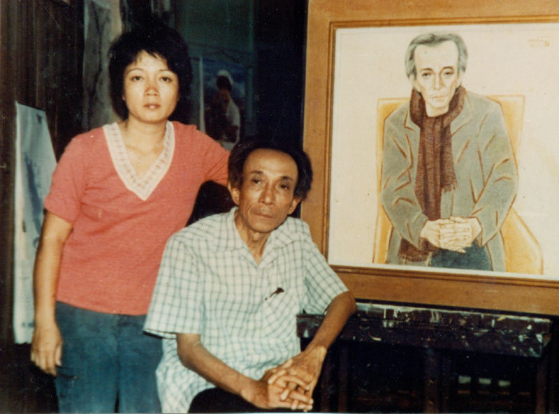 hoa si nguyen thi hien va nha van kim lan