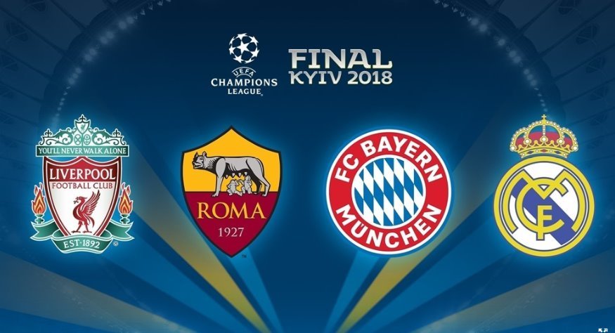 Lịch thi đấu vòng bán kết Champions League 2017/18