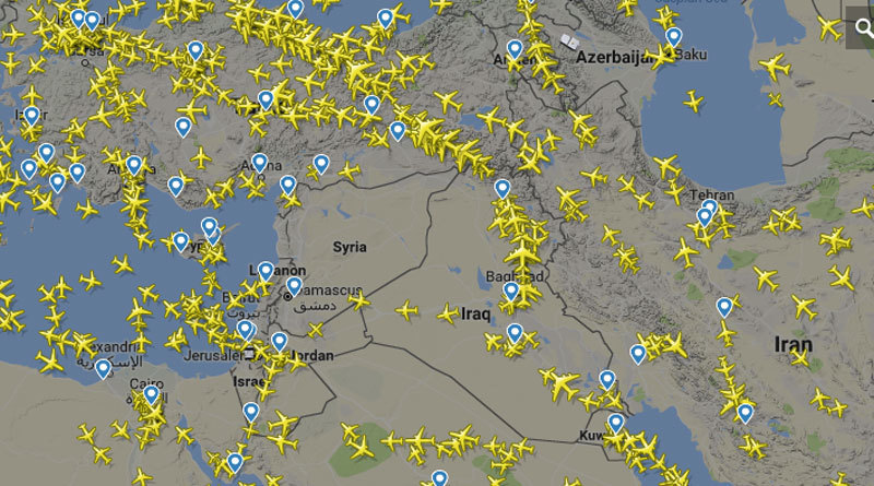 Bức ảnh cho thấy nỗi khiếp sợ tên lửa Mỹ trên bầu trời Syria