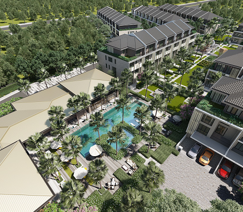 The Mansions ParkCity Hanoi - nhà trong công viên