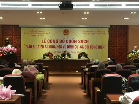 Công bố cuốn sách: GS.TSKH Vũ Đình Cự