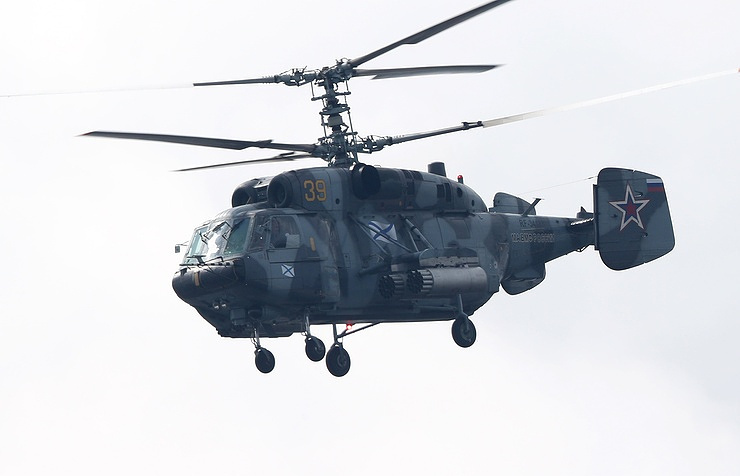 Trực thăng quân sự Nga rơi trên biển Baltic