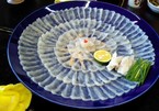 Rùng mình 'đồ ăn siêu cấp': Đĩa cá nóc tươi sống