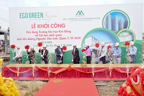 Khu đất vàng Nam Sài Gòn khởi công hạng mục đầu tiên