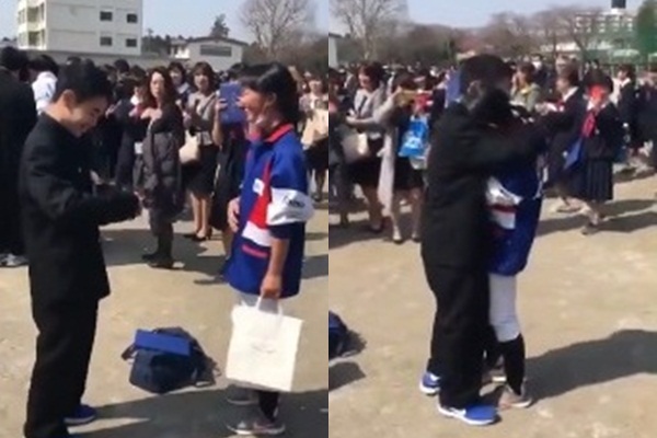 Màn tỏ tình ở sân trường và 'chiếc cúc áo thứ 2' của học trò Nhật Bản