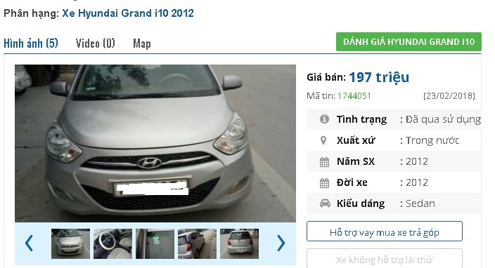 Dưới 200 triệu, bạn mua được những chiếc ô tô Hyundai cũ này ở Việt Nam