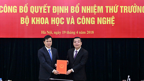 Bộ KH&CN có Thứ trưởng mới