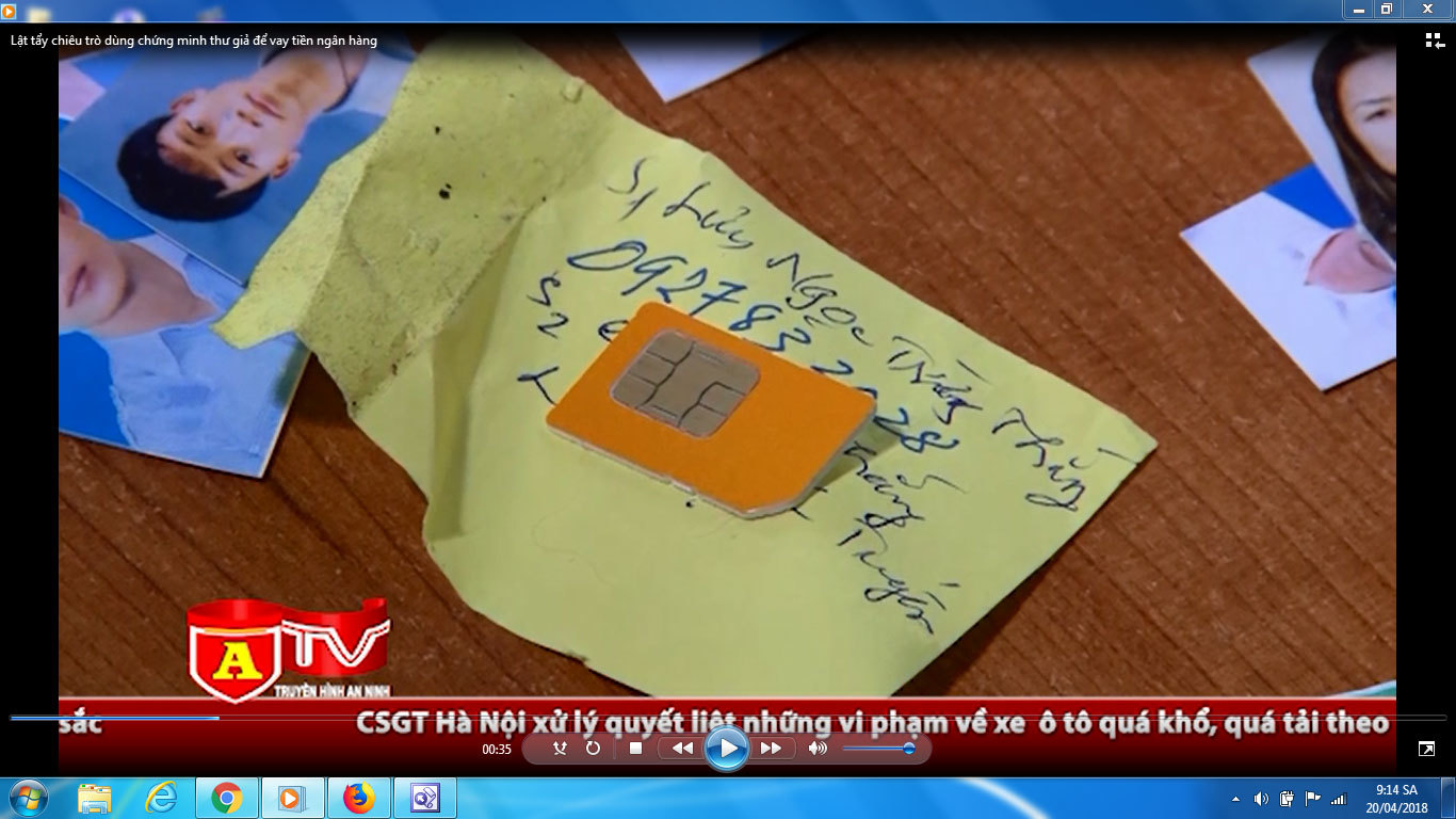 Lật tẩy chiêu trò dùng chứng minh thư giả để vay tiền ngân hàng