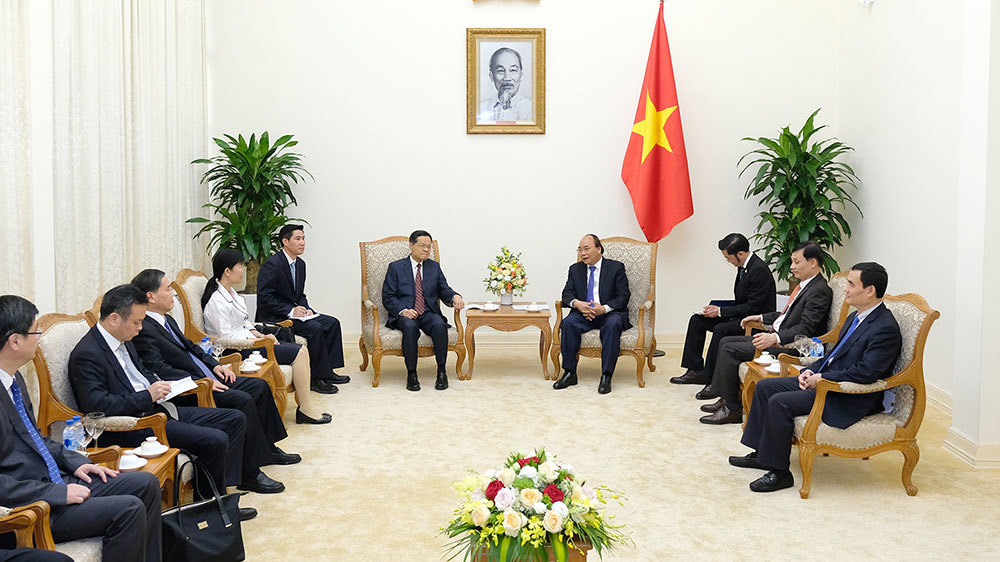 Thủ tướng tiếp Chủ tịch Khu tự trị dân tộc Choang Quảng Tây