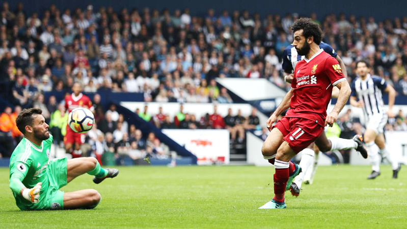 Salah ghi bàn, Liverpool vẫn đánh rơi chiến thắng