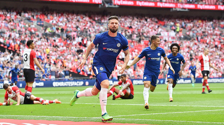 Giroud lập siêu phẩm, Chelsea chiến MU ở chung kết FA Cup