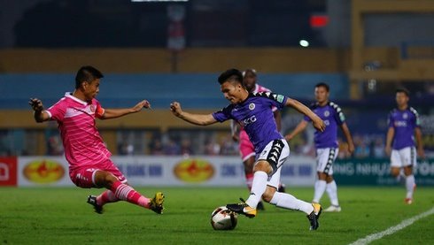 Bị Sài Gòn cầm chân, Hà Nội FC vẫn giữ ngôi đầu bảng