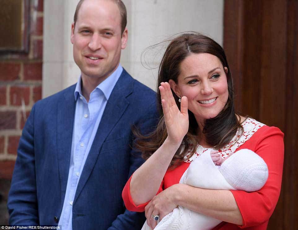 Ngắm thiên thần mới chào đời của hoàng tử William và Kate