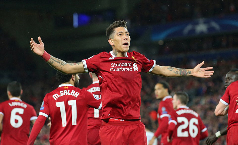 Salah và Firmino rực sáng, Liverpool đè bẹp AS Roma