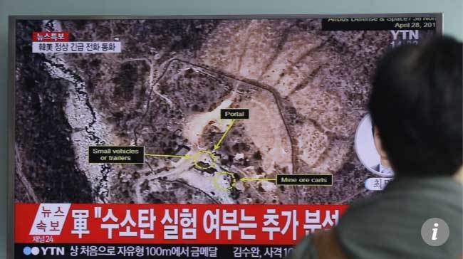 Ngọn núi trên bãi thử hạt nhân Triều Tiên đã bị sập?