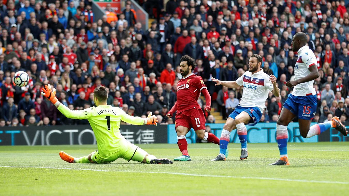 Salah tịt ngòi, Liverpool bị Stoke níu chân