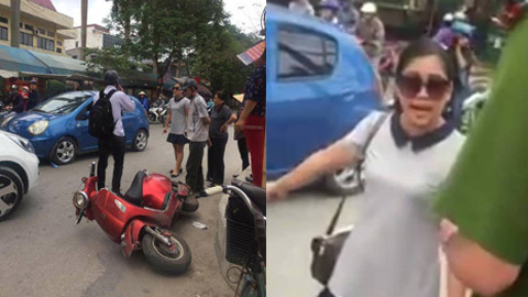 Nữ tài xế đất Cảng tuyên bố gây sốc rồi hung hăng bỏ đi