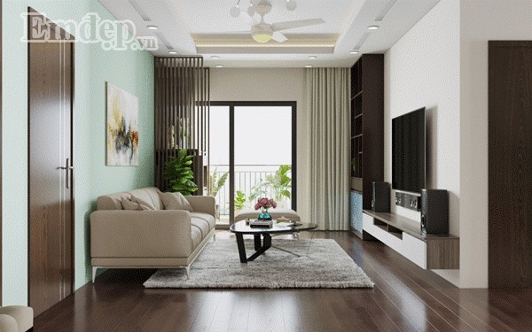 Ngắm căn hộ với những mảng màu đơn giản mà đẹp mê ly đến từng chi tiết