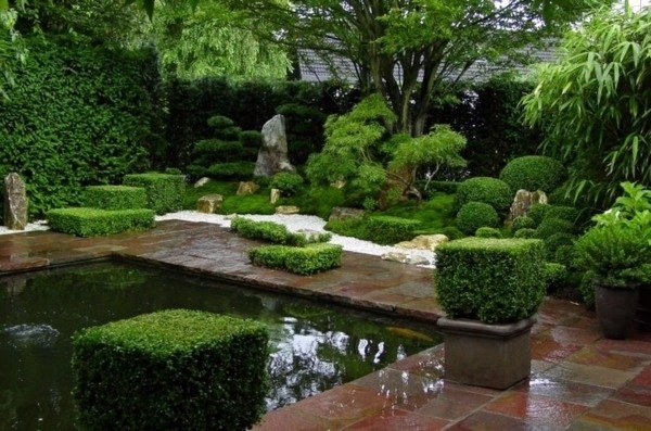 Vườn nhỏ trang trí theo phong cách Nhật đẹp thơ mộng cho mùa Hè mát lành